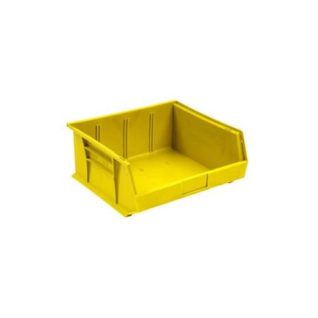 QUS245 Plastic Storage Bin, 16-1/2 X 10-7/8 X 5 Yellow